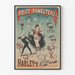 Poster vintage Les Harley's au Folies Rambuteau