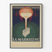 Poster vintage Fonderies E. Péchenard - La Madrilène cuoca a carbone
