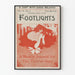 Vintage-Poster Theater Footlights Philadelphia 1896