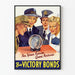 Poster vintage di stimolo all'acquisto delle Victory Bonds
