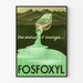 Vintage-Werbeplakat Fosfoxyl – Belebende Wanddekoration