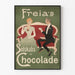 Vintage-Poster Freia's Chocolade für elegante Wanddekoration