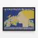 Poster decorativo Art Nouveau - Frühling Schau 1914 — quadro incorniciato alla parete