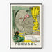 Vintage-Werbeplakat Fucusol Wanddekoration