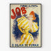 Vintage-Poster Fumar el papel Job - Retro-Wanddekoration