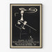 Retro-Poster Schwarz-Weiß - Vintage-Wanddekoration in Schwarz und Weiß