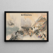 Sino-Japanese War The capture of an artillery position at Port Arthur - Ogata Gekkō — framed artwork on a wall