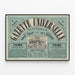 Poster vintage Gazette Universelle Rue de la Michodière 20 — quadro incorniciato alla parete