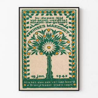 gedenkprent-bij-de-geboorte-van-prinses-margriet-19-januari-1943