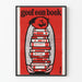 Vintage-Poster im Stil 'Gib ein Buch' für Wanddekoration