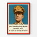Vintage-Poster General Douglas MacArthur Kommandant des Pazifik