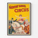 Poster vintage Circus Gentry Bros. con Miss Louise Hilton