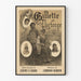 Vintage-Gillette-Poster aus Narbonne – Klassische künstlerische Wanddekoration