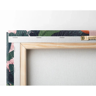 Tableau Tigre et Wild News - Jungle et Fantaisie