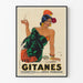 Vintage poster Les Gitanes Cigarettes of the French Régie