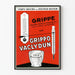 Vintage Medical Poster Grippo Vaclydun for the Flu