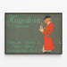 Vintage-Poster Hagedorn Cigarren - Retro-Wanddekoration — gerahmtes Bild an der Wand