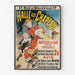Vintage-Poster Halle aux Chapeaux - Retro-Wanddekoration
