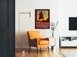 Poster militare vintage reclutamento britannico
