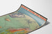 Poster vintage Hamburg-America Linie - Cartolina da crociera nordica