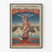 Poster vintage Hamiltons Excursions Statua della Libertà