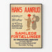 Vintage Poster Hans Aanrud - Norwegian Literary Collection
