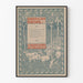 Vintage-Poster Harper's Bazar Weihnachten A.D. 1895 für Wanddekoration