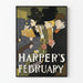 Eleganter Vintage-Poster für Harpers Februar-Vorlesung