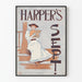 Poster vintage della conferenza femminile di Harper's di settembre