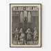 Vintage poster Héloïse and Abelard comic opera in 3 acts