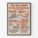 Poster vintage evento teatro e danza San Jose Civic Auditorium