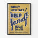 Vintage-Poster 'Help Yourself' Musart Theatre - Retro-Wanddekoration