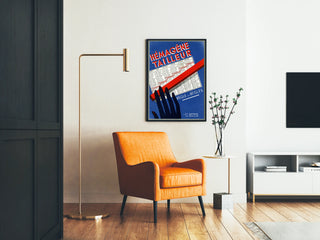 Vintage-Poster Hémagène Schneiderein für Wanddekoration