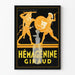 Vintage-Poster Hémagénine Giraud Medizinische Wanddekoration