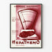 Poster vintage medico Hepathemo anemie gravi