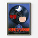 Vintage-Poster HEPATOFORMINE für medizinische Wanddekoration
