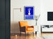 Poster vintage Hépatrol Anémie in blu e rosa