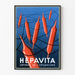 Vintage-Werbeplakat Hepavita - Wanddekoration Gesundheit