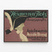 Vintage-Poster Friedrich der Große - Historische Wanddekoration — gerahmtes Bild an der Wand