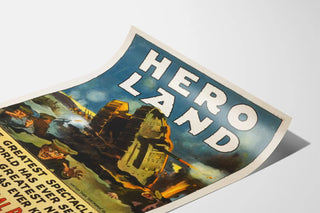 Vintage-Poster Hero Land - Historisches Kriegsspektakel