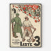 Poster vintage politico svizzero lista 3 Hie Basilea Hie suolo svizzero