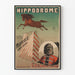 Hippodrom-Poster Merveille Springendes Pferd und Mensch Bär