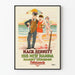 Vintage-Poster His New Mama - Retro-Wanddekoration Strand und Komödie