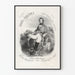 Historisches Poster Louis-Philippe I. von Amédée Boudin und Félix Mouttet