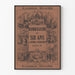 Vintage Poster Illustrated History of Six Years of War and Revolution 1870-76