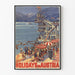 Vintage Poster Holidays in Austria Millstättersee