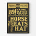 Vintage-Poster Theater 'Horse Eats Hat' Stil Kunstgrafik