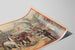 Poster vintage fiera agricola con cavalli e fantini — vista dell’opera