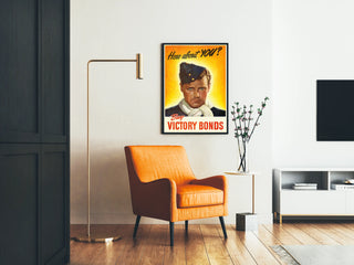 Vintage-Poster Kauf von Sieg-Bonds - Retro-Wanddekoration
