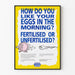 Vintage-Poster Durex Sicherheit Sexuelle Jahre 90